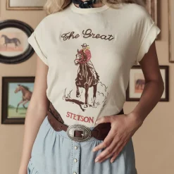 Stetson & THE GREAT. Tooled Waist Belt