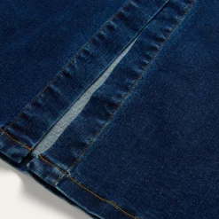 Stretch Denim Fitted Dress