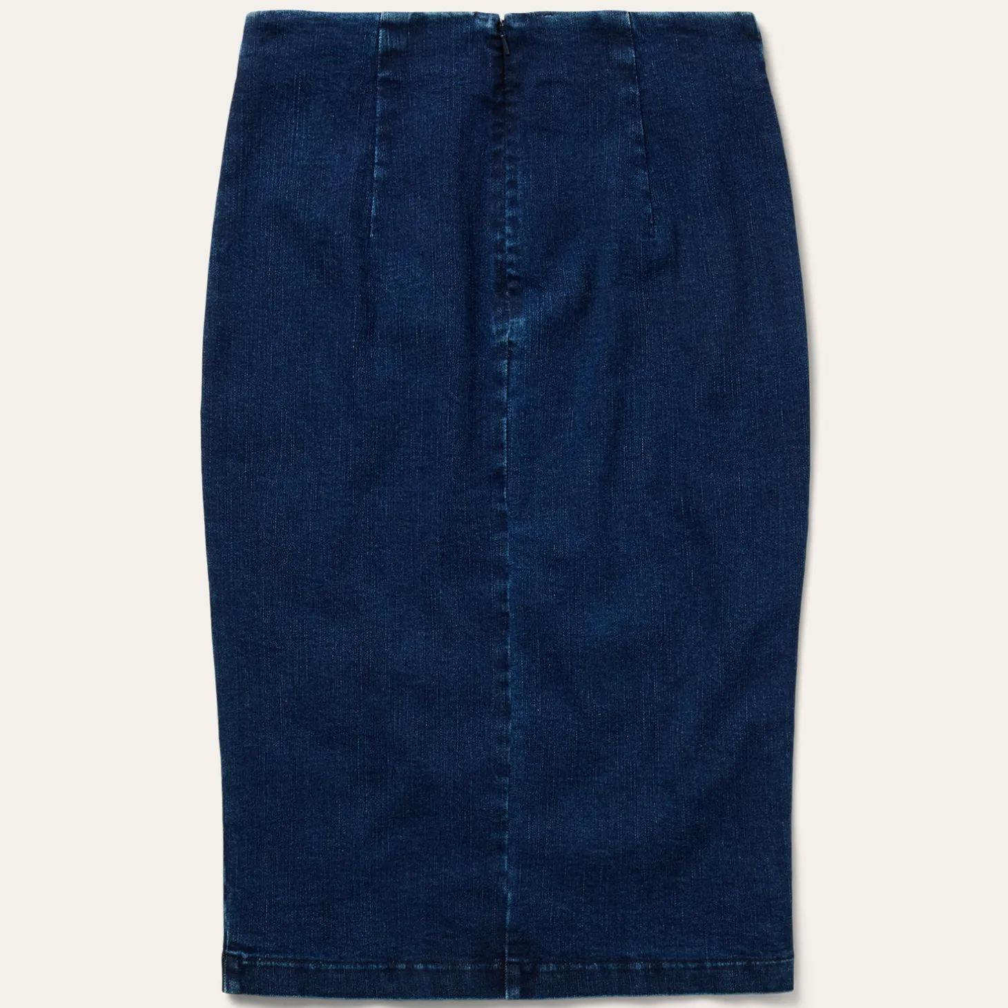 Stretch Denim Pencil Skirt