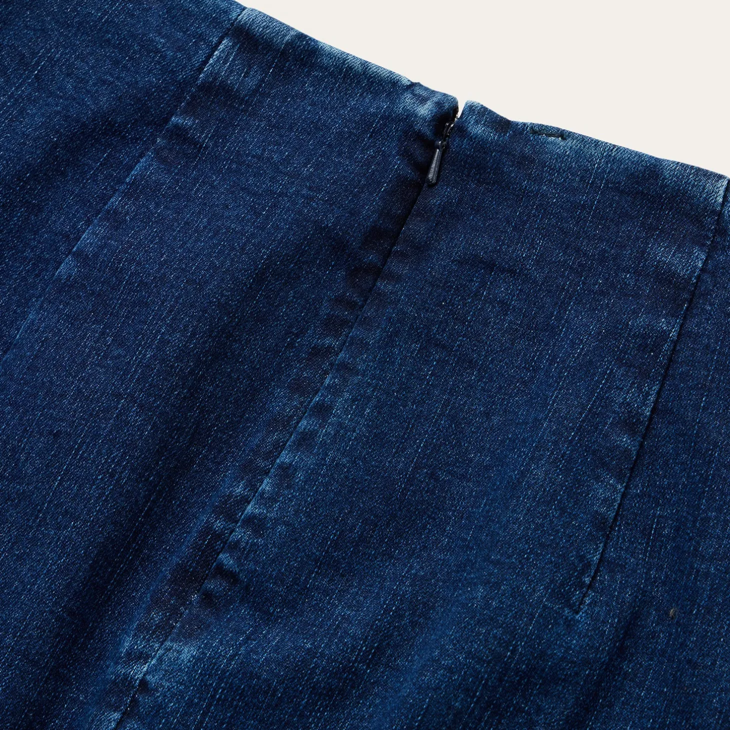 Stretch Denim Pencil Skirt