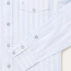 Stripe Oxford Western Shirt