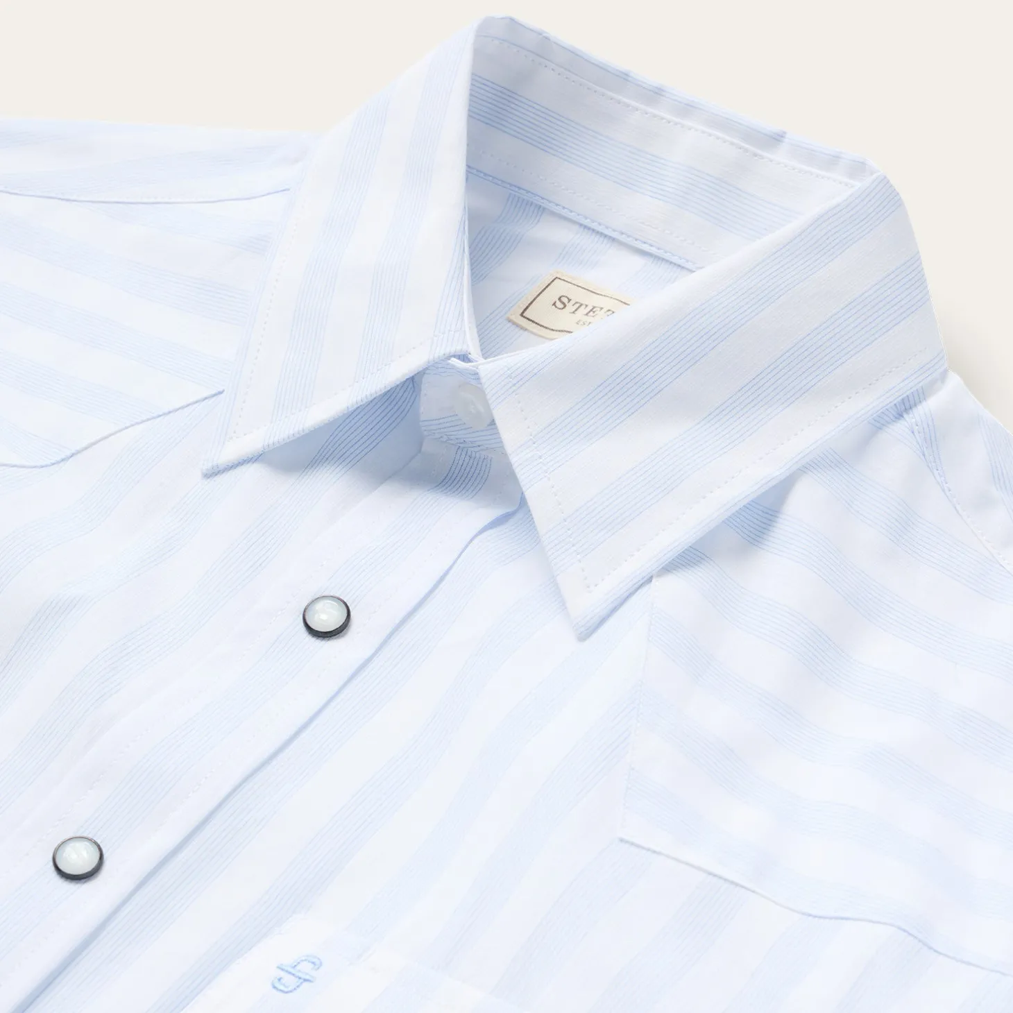 Stripe Oxford Western Shirt
