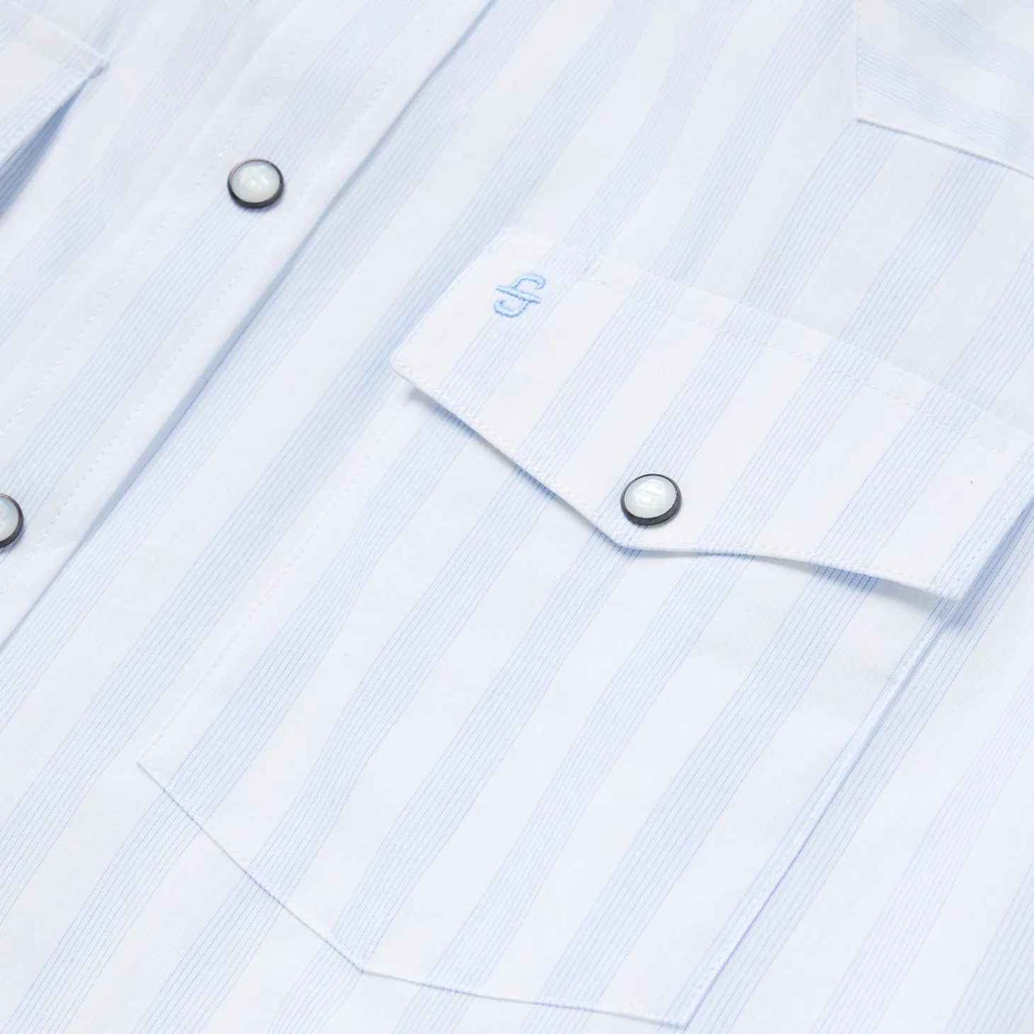 Stripe Oxford Western Shirt