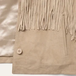 Suede Fringe Jacket