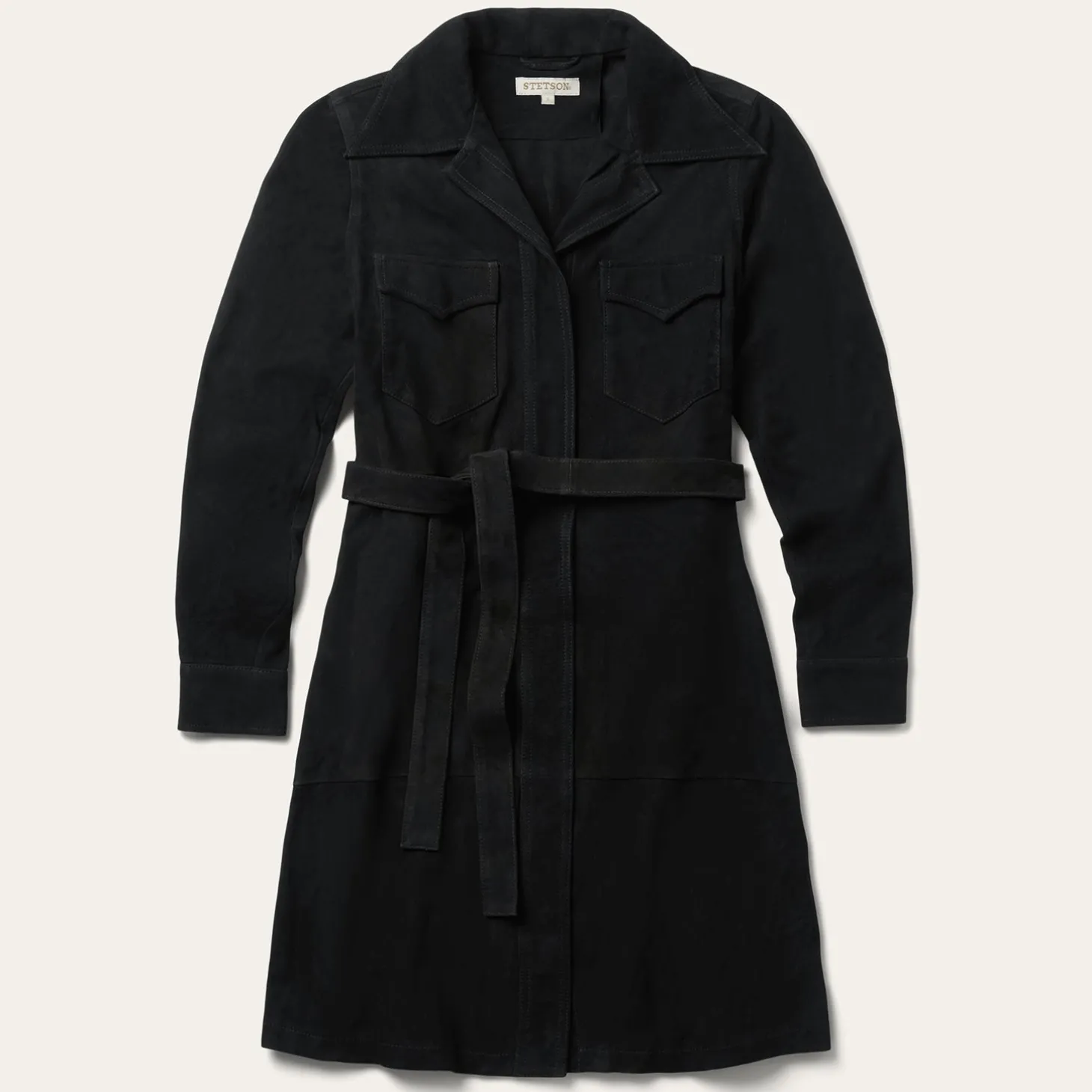 Suede Western Shirt Dress