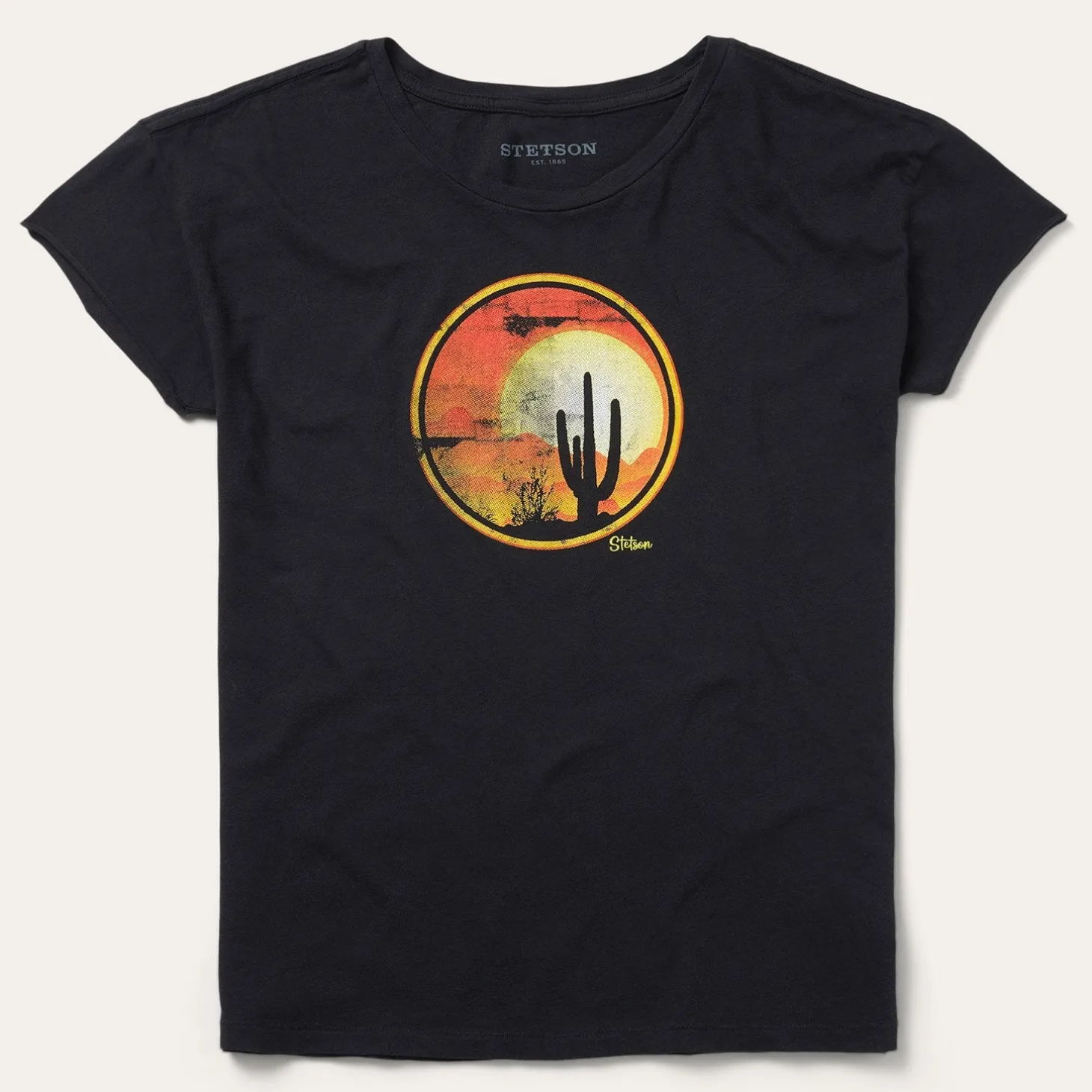 Sunset Saguaro Graphic Tee