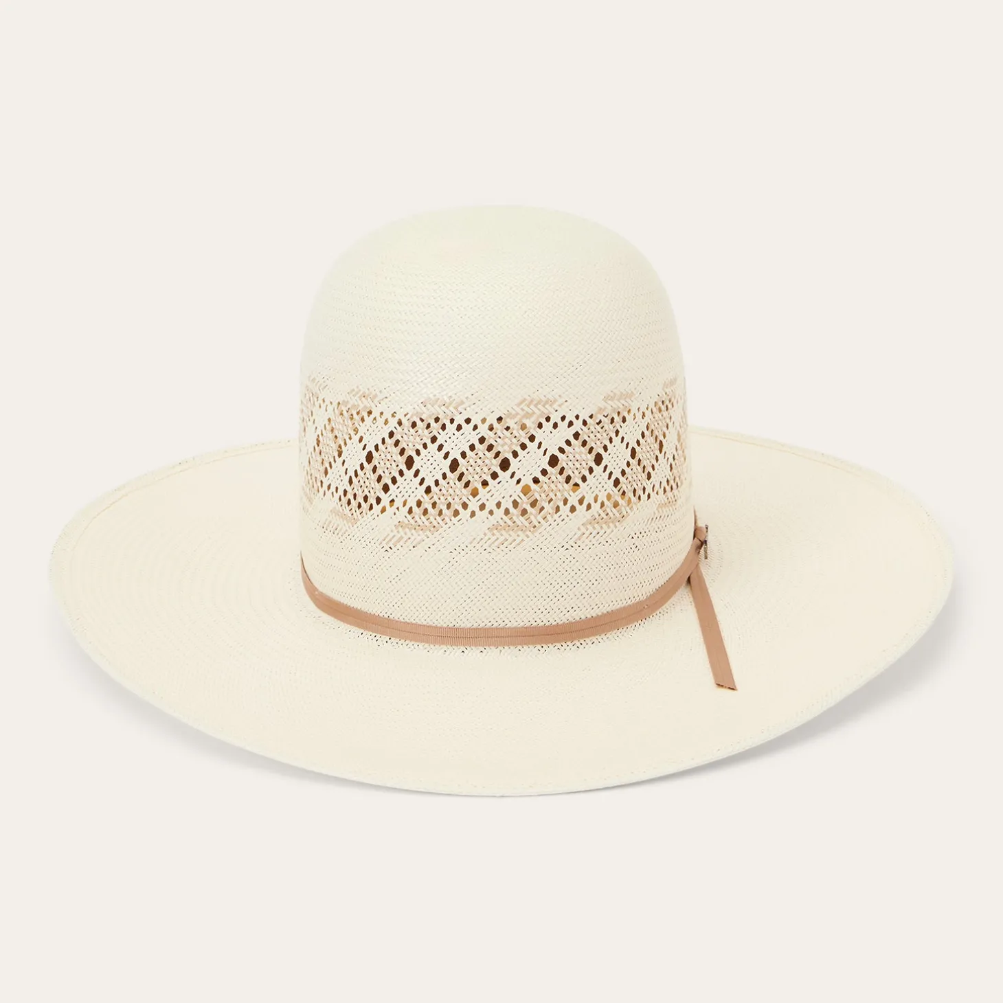 Thunder 10X Open Crown Straw Cowboy Hat