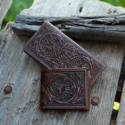 Tooled Bi-Fold Wallet