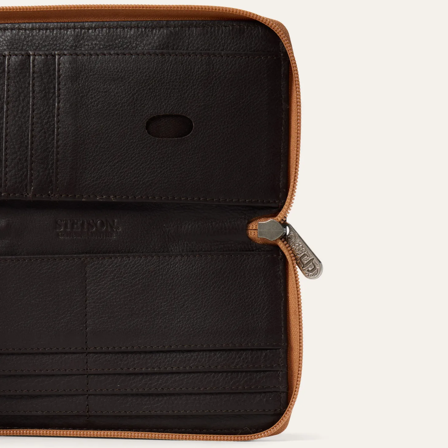 Tooled Zip Wallet