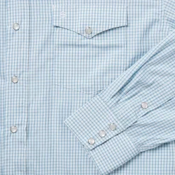 Two Stripe Check Western Shirt