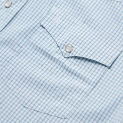 Two Stripe Check Western Shirt