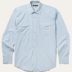 Two Stripe Check Western Shirt