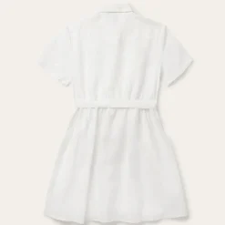 White Linen Shirt Dress