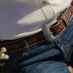 Women's Tooled Belt