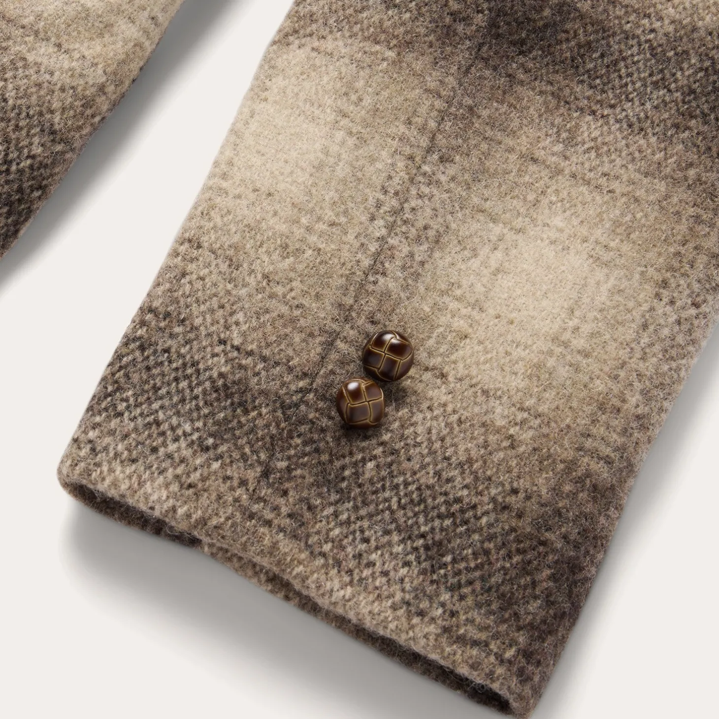 Wool Plaid Western Blazer