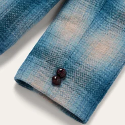 Wool Plaid Western Blazer