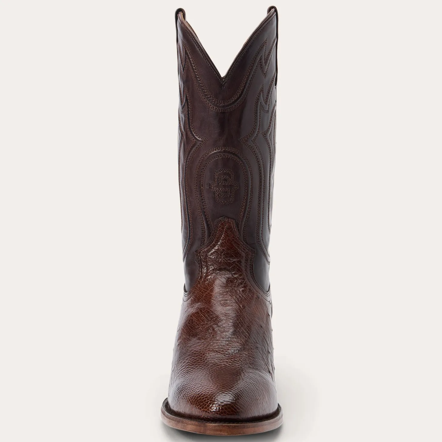 Wyatt Smooth Ostrich Boots